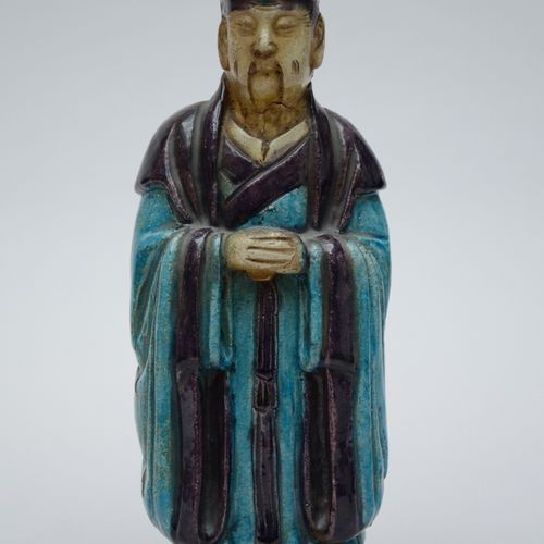 Null Sculpture chinoise fahua, époque Ming (h31cm) (*)