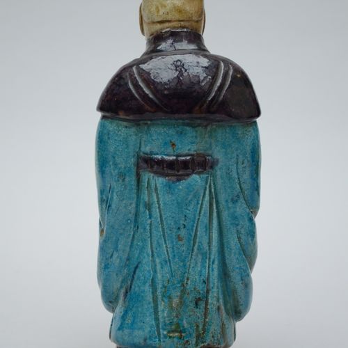 Null Sculpture chinoise fahua, époque Ming (h31cm) (*)