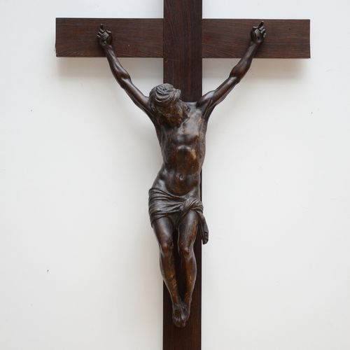 Null Sculpture en bois sculpté 'Christ', attribué à Artus Quellinus (Christ 77x4&hellip;