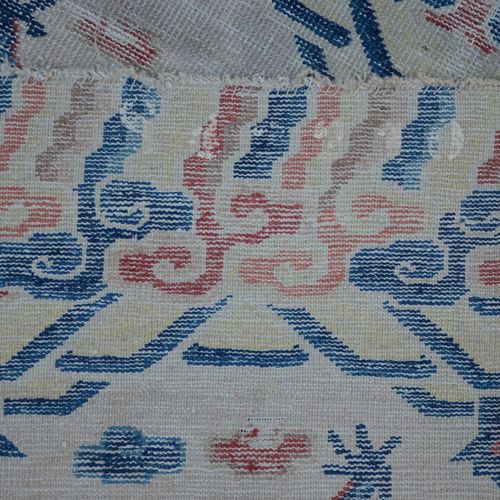 Null Tapis 'dragons', Chine ou Tibet (152x83cm) (*)