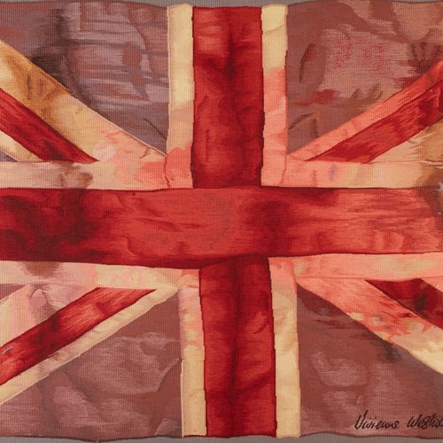 Null Vivienne WESTWOOD (1941-2022)

Union Jack flag. 

Fine tapisserie en laine &hellip;