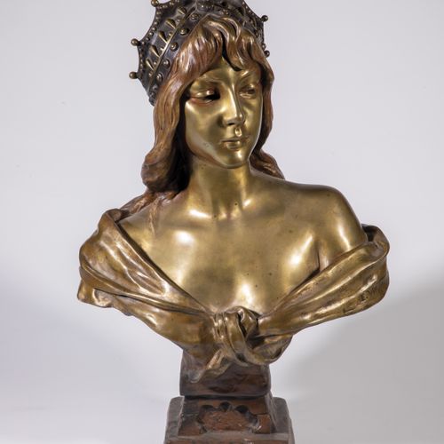 Emmanuel VILLANIS Emmanuel Villanis 1858 Lille - 1914 Parigi Busto ''preferito''&hellip;