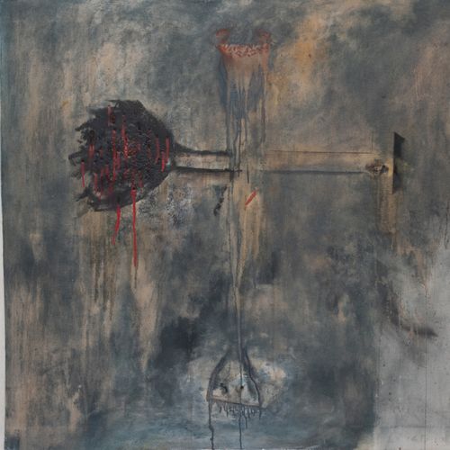 BERNARDÍ ROIG (Palma de Mallorca, 1965) Crucifixión, 1989 布面油画。
114 x 146厘米。
背面有&hellip;