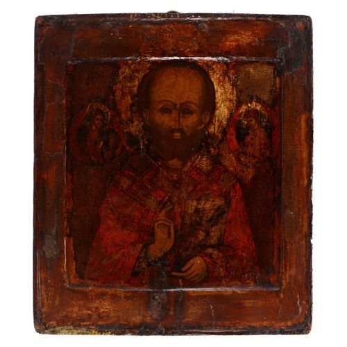 A RUSSIAN ICON (18TH CENTURY), PANTOCRATOR RUSSISCHE IKONE (18. Jh.), PANTOKRATO&hellip;
