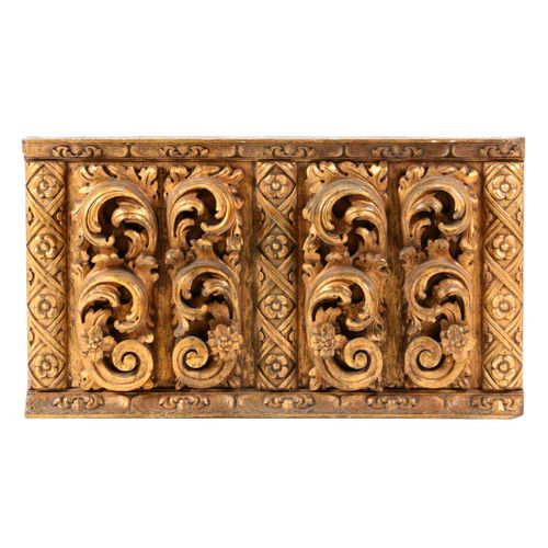 A BAROQUE TASTE WALL APPLIQUE A BAROQUE TASTE WALL APPLIQUE Carved and gilded wo&hellip;