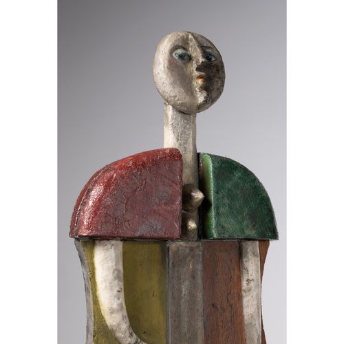 Null Roger Capron (1922-2006)

Sculpture

Raku (terre enfumée) émaillé

Signée R&hellip;