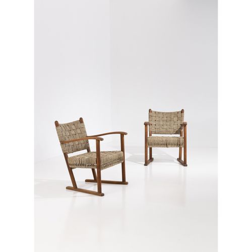 Null Frits Schlegel (1896-1965)

Pair of armchairs

Ash wood and rope

Edited by&hellip;