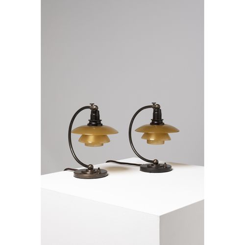 Null Poul Henningsen (1894-1967)

Model no. PH 1/1

Pair of table lamps

Brass, &hellip;