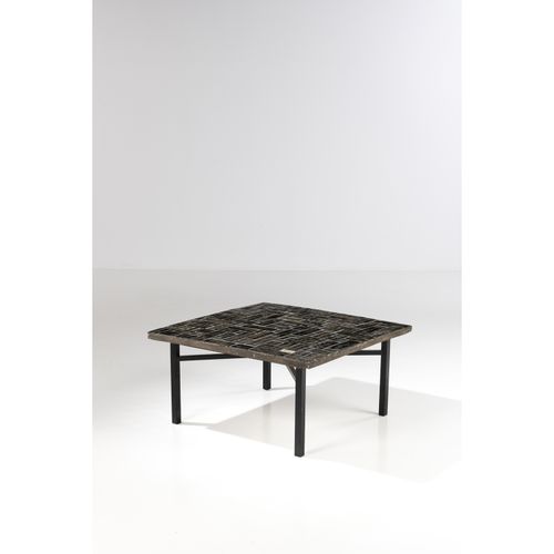 Null Bjørn Wiinblad (1918-2006)

Coffee table

Lacquered steel, slate and glazed&hellip;