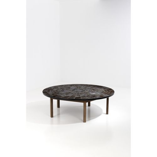 Null Bjørn Wiinblad (1918-2006)

Coffee table

Stained pinewood and glazed ceram&hellip;