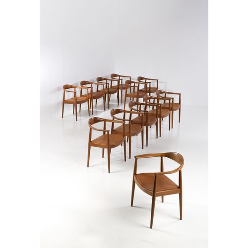 Null Hans J. Wegner (1914-2007)

Model no. JH 50, 'The Chair'

Set of twelve cha&hellip;