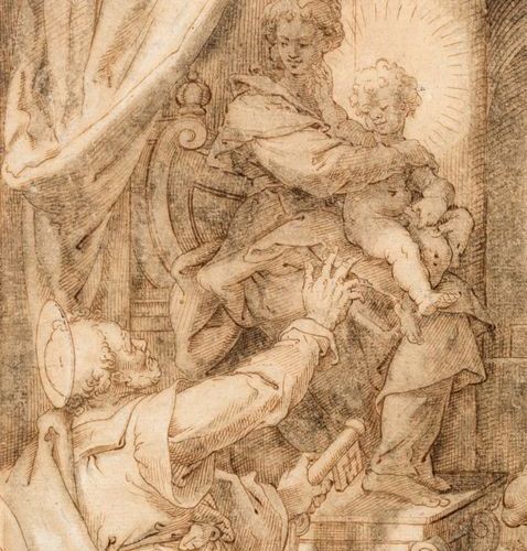 ATTRIBUÉ À DENIJS CALVAERT (ANVERS, 1540 - BOLOGNE, 1619) St. Peter and St. Jero&hellip;