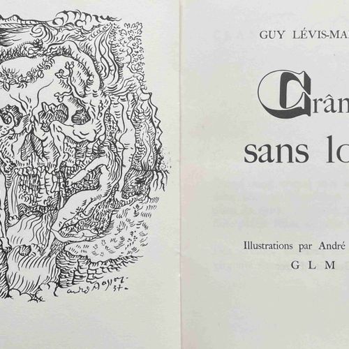[GLM]. 一套4册。巴黎，GLM，1939 1954。4卷8开本，平装本。没有法律的头骨。1939.安德烈 马松（André Masson）的插图。拱形牛皮&hellip;