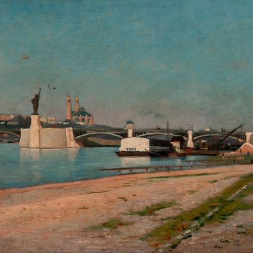 Null Attribué à Pierre Vauthier (1845-1916)

Vue de la Seine, la Statue de la Li&hellip;