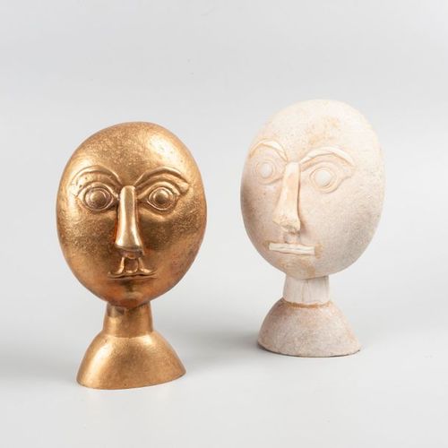 Null Jean JAYET

Ensemble de deux sculptures représentant des têtes

L'une en br&hellip;