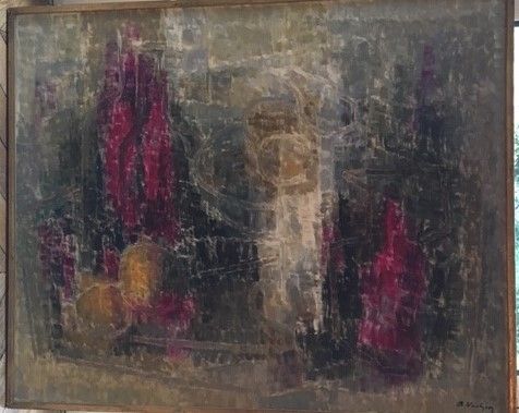 Null Alfred VACHON (1907-?)
Composition
Huile sur toile signée en bas à droite.
&hellip;