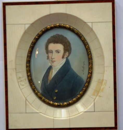 Null Moritz-Michael DAFFINGER (1790-1849)
Portrait d'homme en veste bleue
Miniat&hellip;