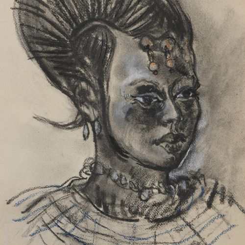 Roger R. NIVELT (1899 1962) 
Femme de Ouahigouya (Burkina Faso), avril 1925 
Fus&hellip;