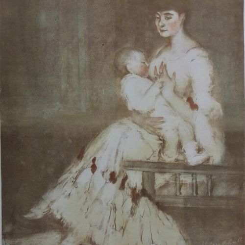 Null CARO-DELVAILLE Henry (1876-1928) « La maternité ». Ensemble de 55 planches.&hellip;