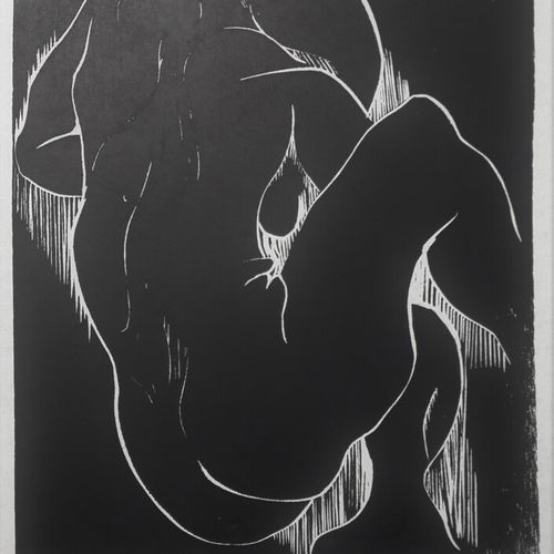 Null BOGRATCHEW Claude (1936-) « Sorrow ». Gravure sur bois originale. Épreuve d&hellip;