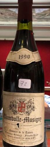 Null CHAMBOLLE MUSIGNY  Domaine de la Tassée
François Perrot  . 1990.
1 bouteill&hellip;