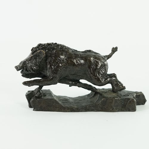 Null DRINK "leaping boar".

Pewter subject with bronze patina

Signed "Marie Boi&hellip;