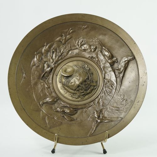 Null Auguste-Nicolas CAIN (1821-1894).

Coupe circulaire en bronze reposant sur &hellip;