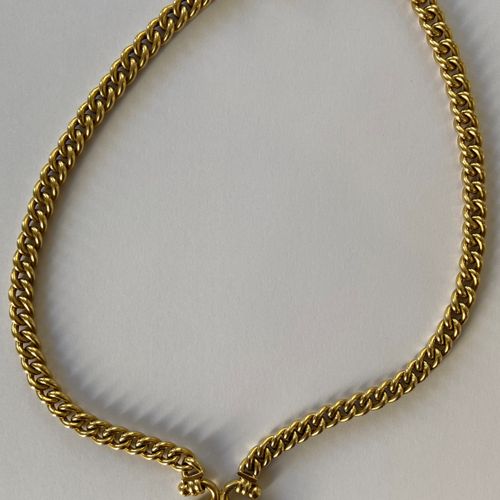 Null Pièce romaine montée en collier en or (18K). Poids brut : 38g.
