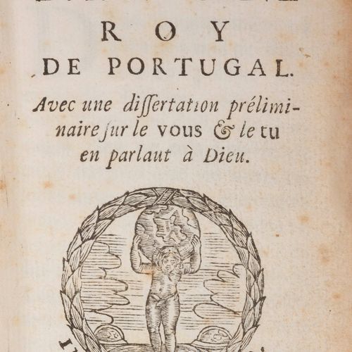 ANTOINE I (Roi du Portugal). Les Pseaumes de D. Antoine roy de Portugal. Avec un&hellip;