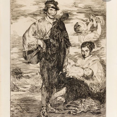 Null Édouard Manet (1832-1883)
I Gitani. 1862. Acquaforte. 235 x 315. Guérin 21;&hellip;