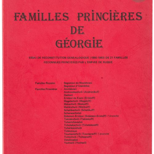 Null Jacques FERRAND (1943-2007)
1 - Familles princières de Géorgie. Essai de re&hellip;