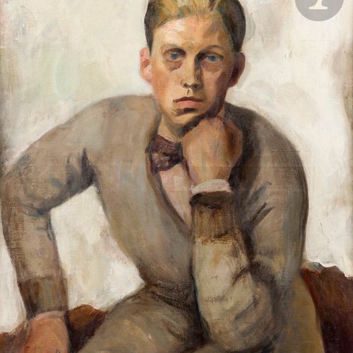 Null Nikolaï Dmitrievitch MILLIOTTI (1874-1962)
Portrait de jeune homme
Huile su&hellip;
