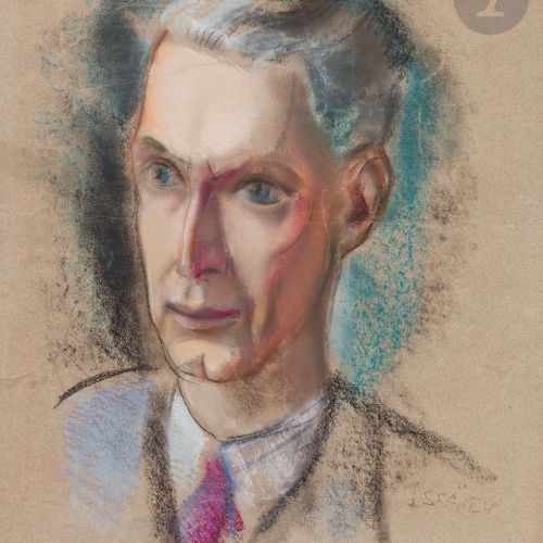 Null Nicolas Alexandrovitch ISSAIEV (1891-1977)
Portrait d’homme
Pastel.
Signé e&hellip;