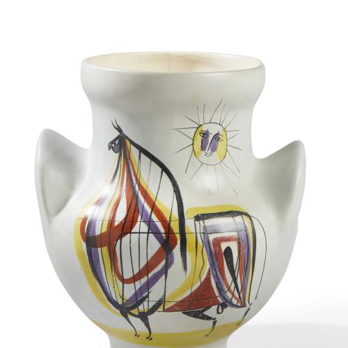 Null Roger CAPRON (1922-2006)

Important vase à oreilles cheval stylisé

Céramiq&hellip;