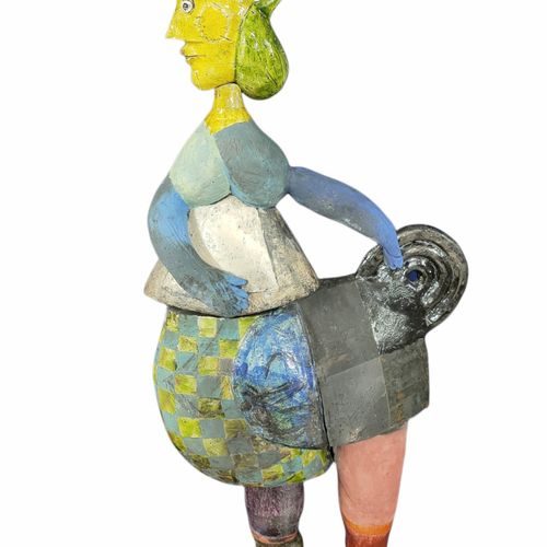 Null Roger CAPRON (1922-2006)

Sculpture coq à carreaux

Céramique (raku) partie&hellip;