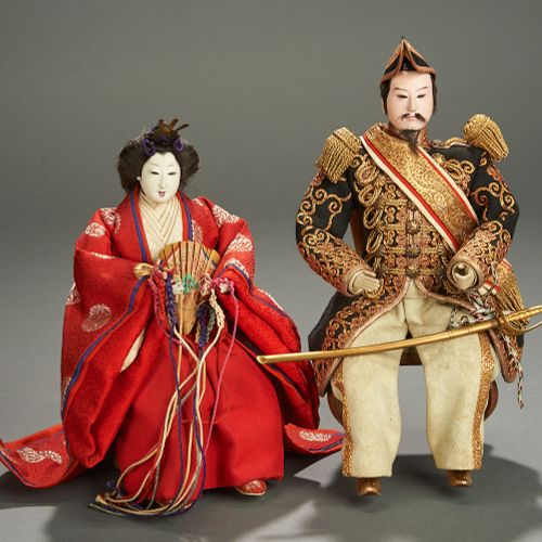 Historical Meiji Tenno Dairi-bina Pair of the Emperor Meiji and Empress Haruko, &hellip;