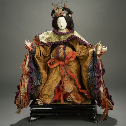 Magical Isho-ningyo of the Tragic Chinese Beauty Yokihi, Edo Period 22" (56 cm.)&hellip;