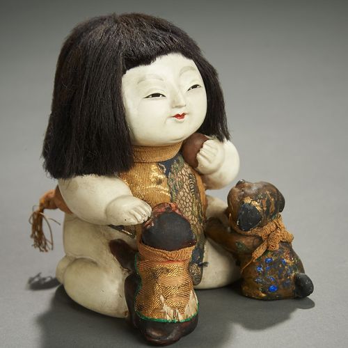 Delightful Mitate Gosho-ningyo (Parody Palace Doll) of Momotaro the Peach Boy 6"&hellip;
