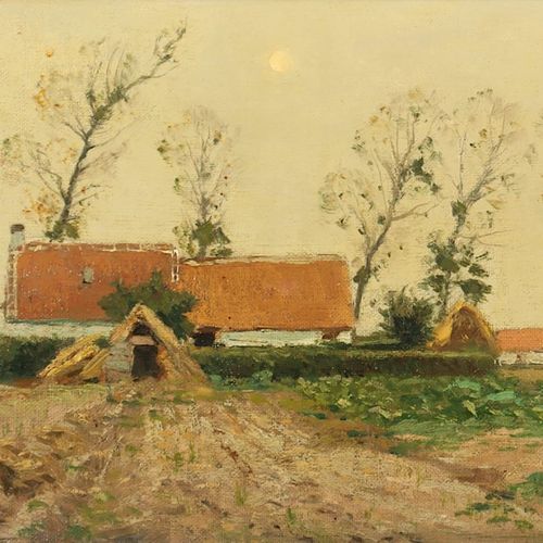 KAMPF, Eugen (1861-1933), "Niederrheinische Landschaft", R. KAMPF, Eugen (1861-1&hellip;
