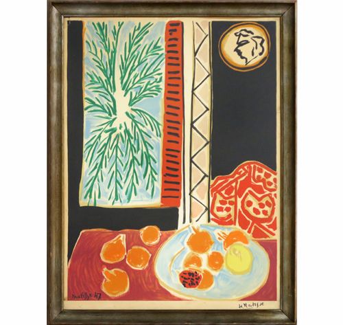 MATISSE Henri (1869 - 1954) print in colors after a Stilllife by Matisse - signe&hellip;