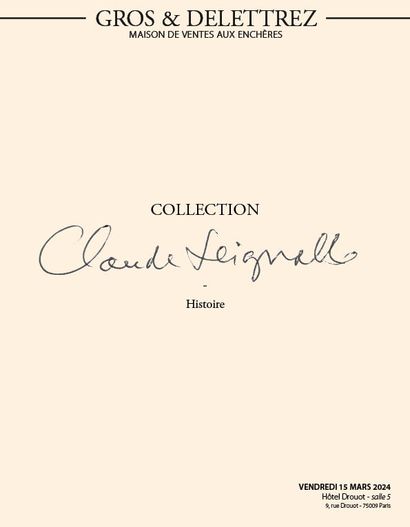 Collection Claude Seignolle V (Autographes & Manuscrits) : Histoire