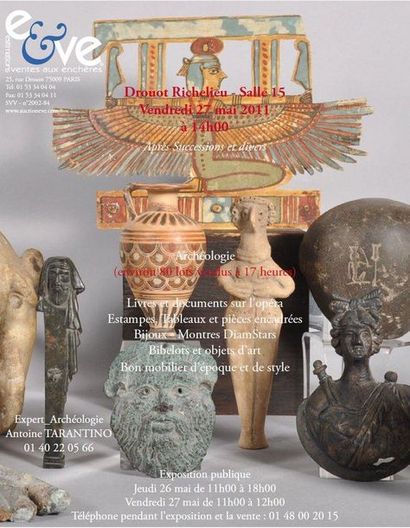 Archéologie - Meubles et objets d'art - Livres...