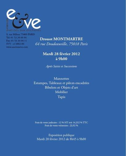 Vente à Drouot Montmartre
