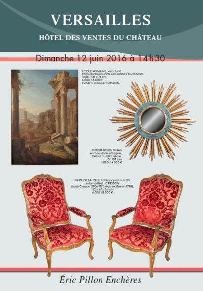 Tableaux anciens - Dessins - Gravures - Arts de la table - Objets d’art - Mobilier du XVIIIe siècle