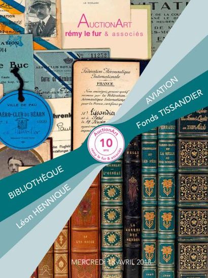 Archives et autographes sur l'aviation, fonds Tissandier/Livres et manuscrits dont bibliothèque Léon Hennique 