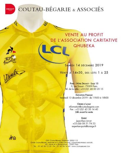 Sale for the benefit of the Qhubeka Charitable Association