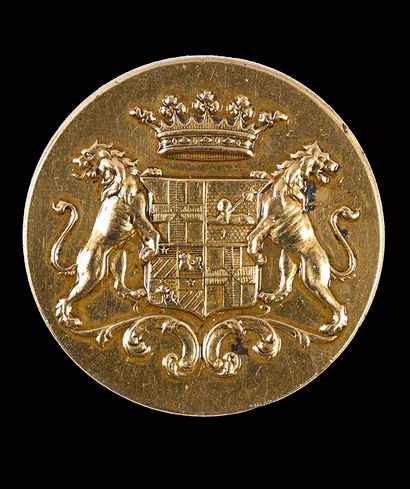 Collection de boutons de vénerie et de livrée essentiellement de familles ducales et princières de Monsieur X