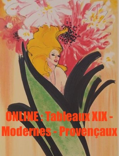 [SALE MAINTAINED]- ONLINE : PAINTINGS XIX - MODERN - PROVENCAL
