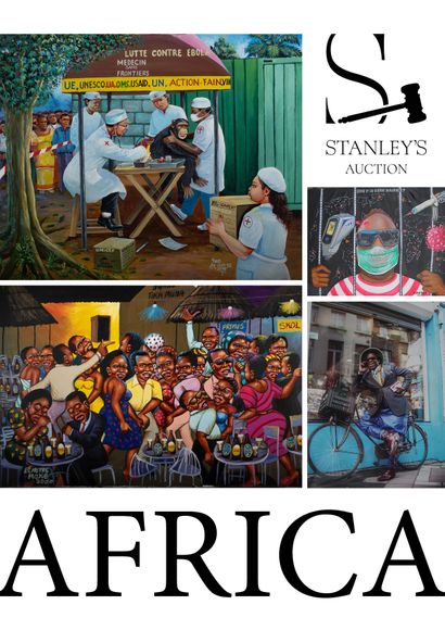 MODERN AFRICAN ART / Vente au profit du déménagement de la bibliothèque Lumumba au Congo