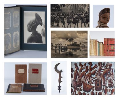 Collection: Photographs (Zagourski, De Boe. . . ), archives, books, paintings, tribal art, weapons, etc. from Congo and Africa.
